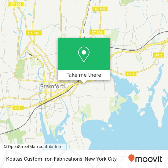 Kostas Custom Iron Fabrications map