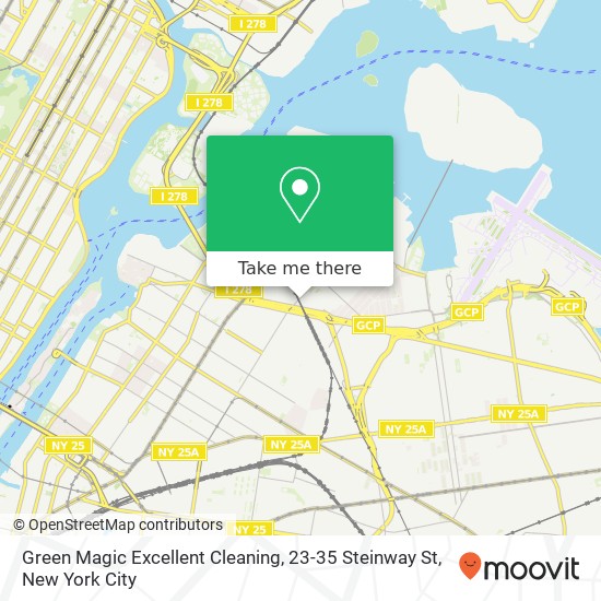 Green Magic Excellent Cleaning, 23-35 Steinway St map