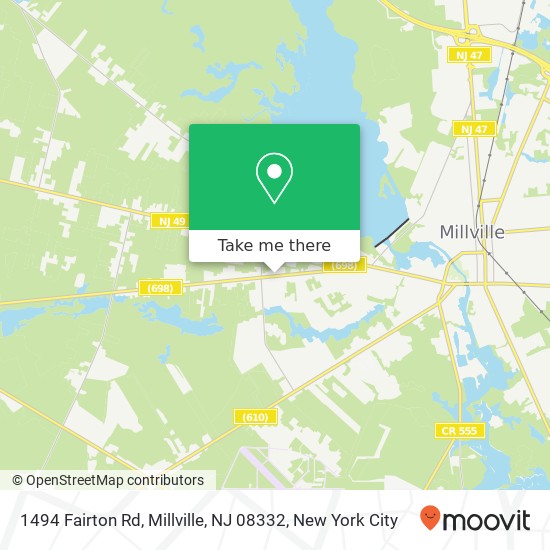 1494 Fairton Rd, Millville, NJ 08332 map