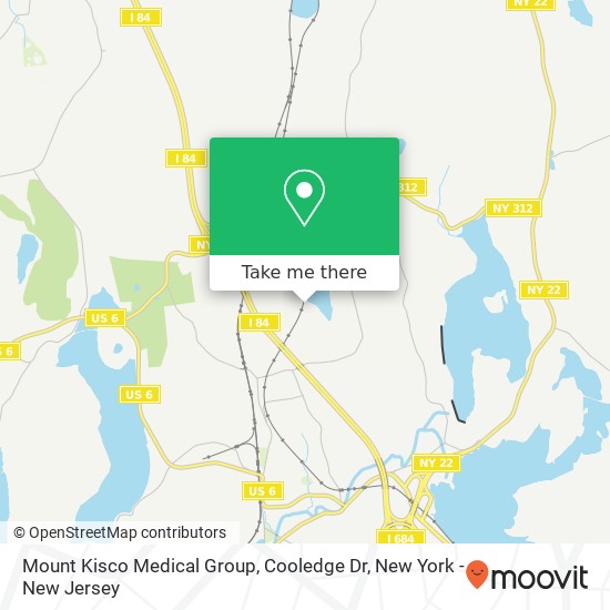 Mapa de Mount Kisco Medical Group, Cooledge Dr