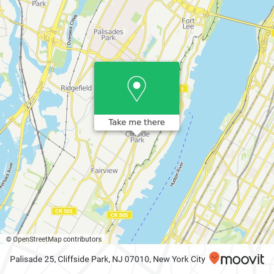 Palisade 25, Cliffside Park, NJ 07010 map