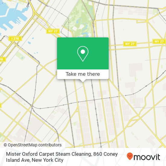 Mister Oxford Carpet Steam Cleaning, 860 Coney Island Ave map
