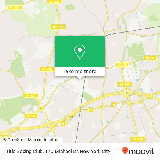 Mapa de Title Boxing Club, 170 Michael Dr