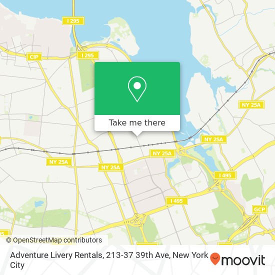 Mapa de Adventure Livery Rentals, 213-37 39th Ave