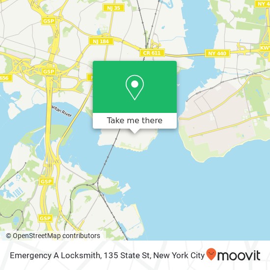 Mapa de Emergency A Locksmith, 135 State St