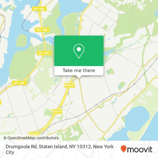 Mapa de Drumgoole Rd, Staten Island, NY 10312