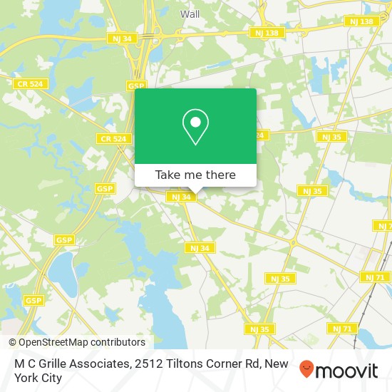 M C Grille Associates, 2512 Tiltons Corner Rd map