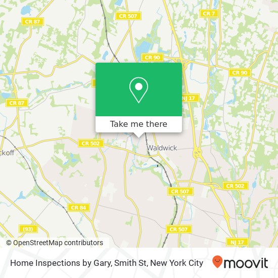 Home Inspections by Gary, Smith St map