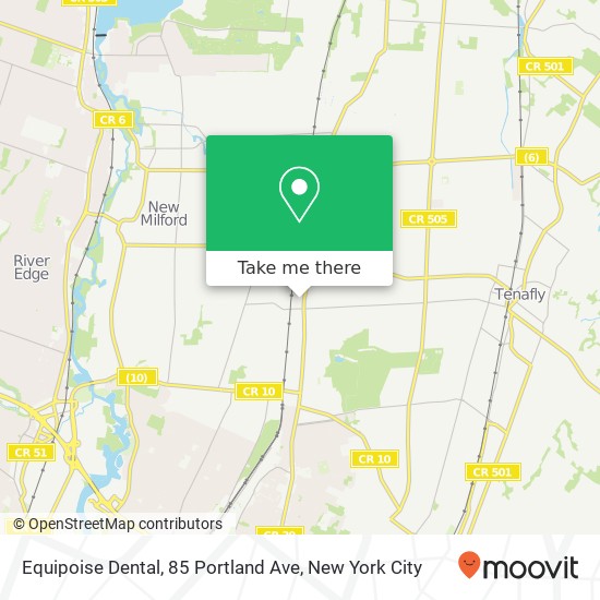 Mapa de Equipoise Dental, 85 Portland Ave