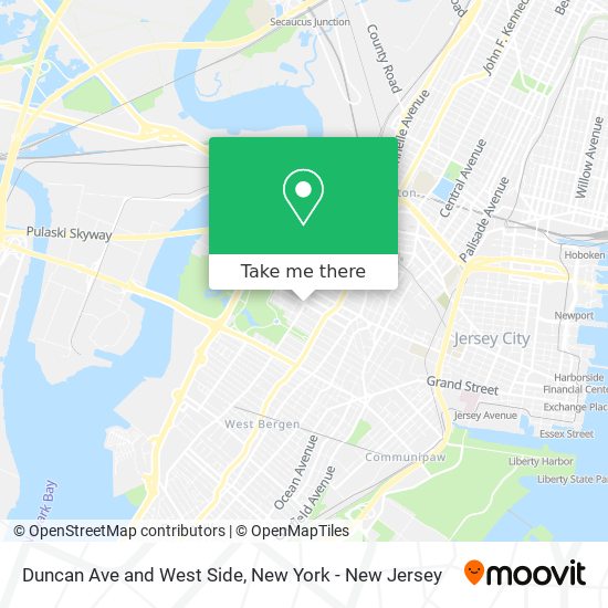 Mapa de Duncan Ave and West Side
