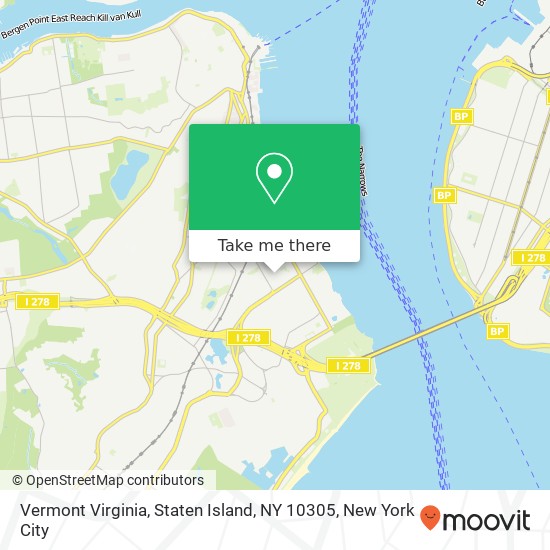 Vermont Virginia, Staten Island, NY 10305 map