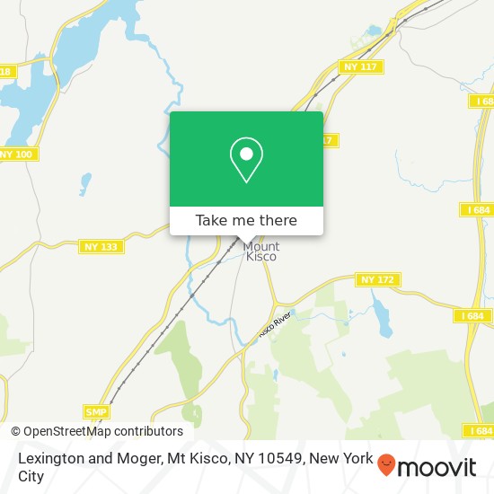 Lexington and Moger, Mt Kisco, NY 10549 map