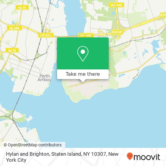 Mapa de Hylan and Brighton, Staten Island, NY 10307