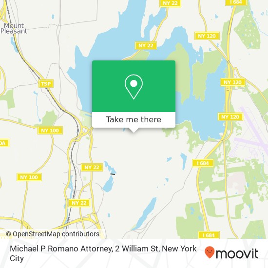 Mapa de Michael P Romano Attorney, 2 William St