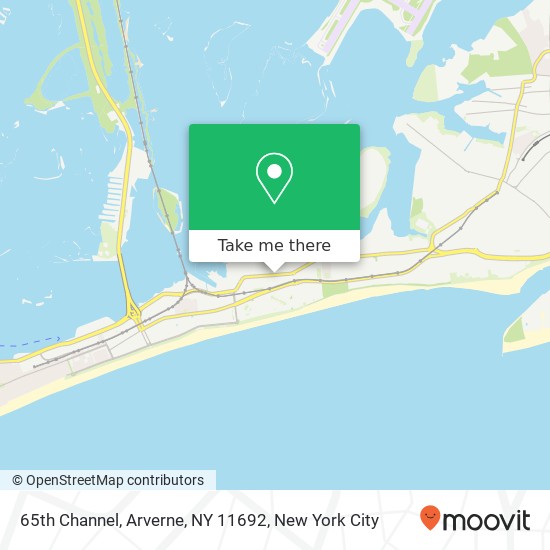 65th Channel, Arverne, NY 11692 map