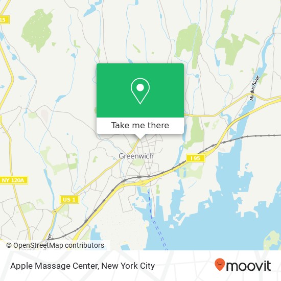 Apple Massage Center map