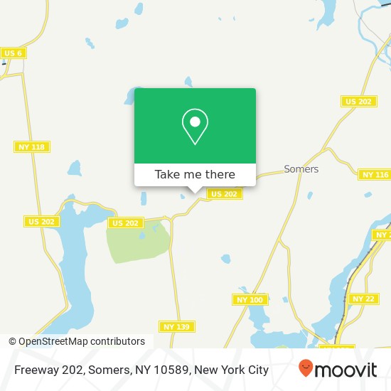 Freeway 202, Somers, NY 10589 map