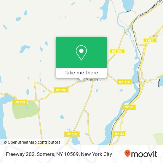 Freeway 202, Somers, NY 10589 map