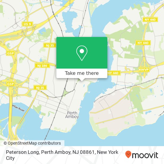 Peterson Long, Perth Amboy, NJ 08861 map