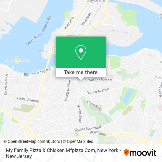 My Family Pizza & Chicken Mfpizza.Com map