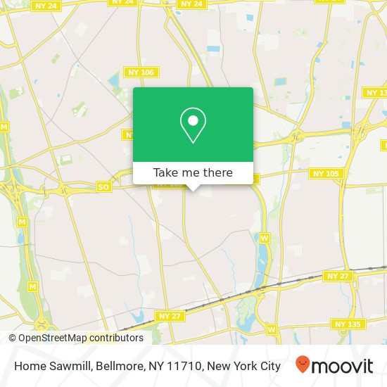 Home Sawmill, Bellmore, NY 11710 map