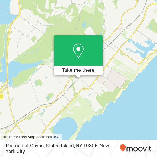 Mapa de Railroad at Guyon, Staten Island, NY 10306