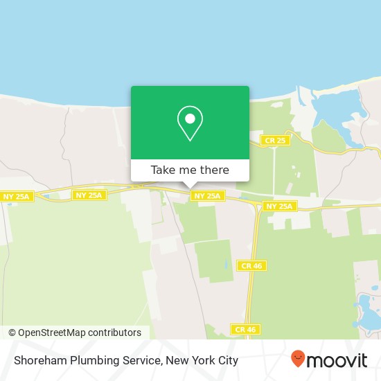 Shoreham Plumbing Service map