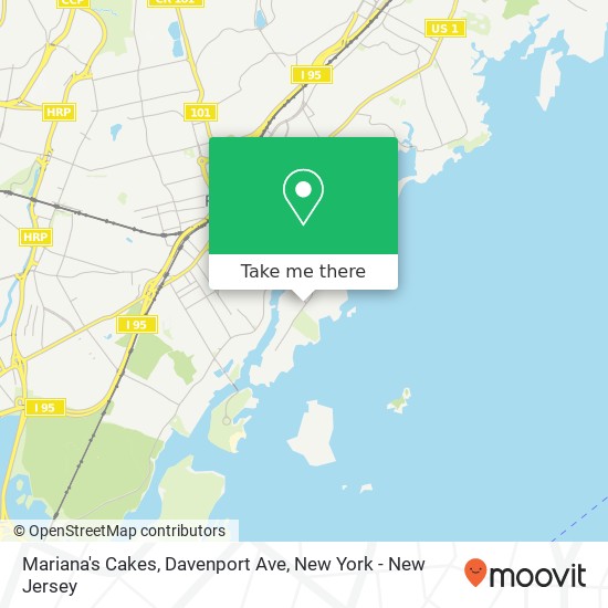 Mapa de Mariana's Cakes, Davenport Ave