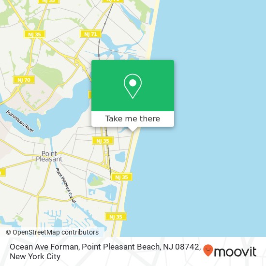 Ocean Ave Forman, Point Pleasant Beach, NJ 08742 map