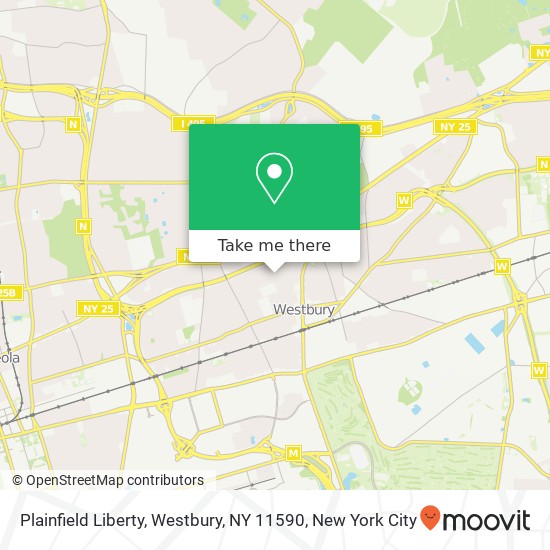 Plainfield Liberty, Westbury, NY 11590 map
