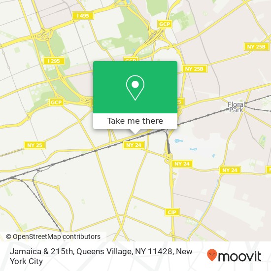 Mapa de Jamaica & 215th, Queens Village, NY 11428