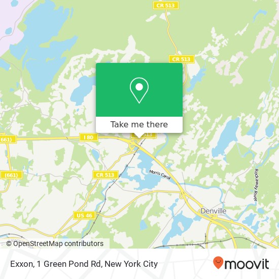 Mapa de Exxon, 1 Green Pond Rd