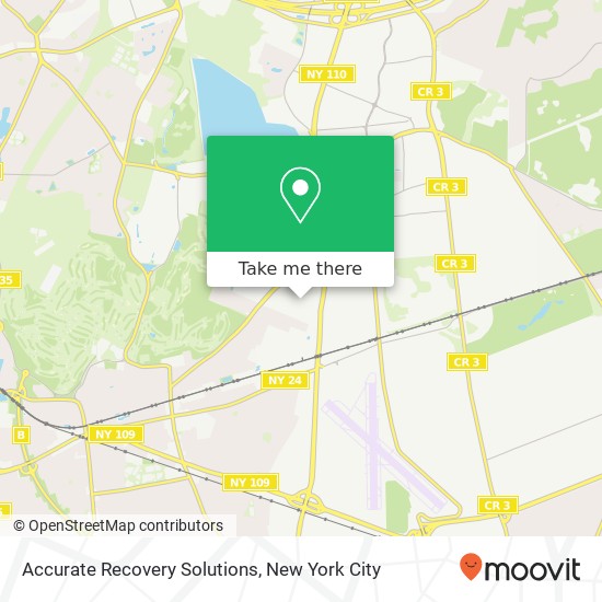 Mapa de Accurate Recovery Solutions