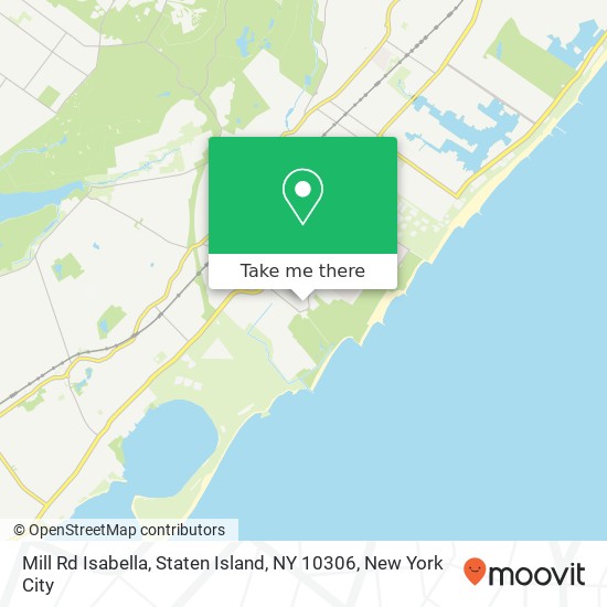 Mill Rd Isabella, Staten Island, NY 10306 map