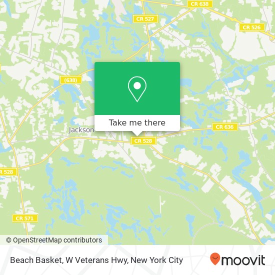 Mapa de Beach Basket, W Veterans Hwy