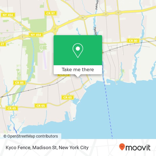 Kyco Fence, Madison St map
