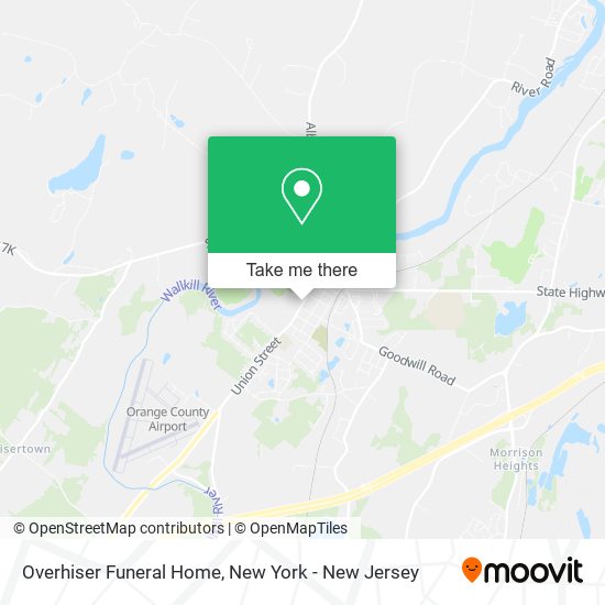 Mapa de Overhiser Funeral Home