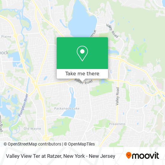 Valley View Ter at Ratzer map