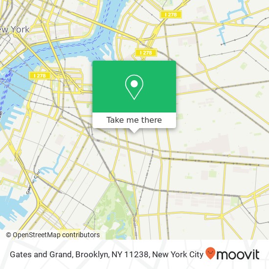 Gates and Grand, Brooklyn, NY 11238 map