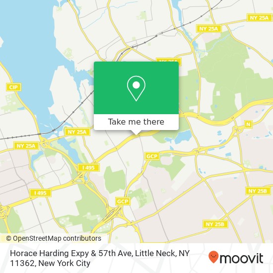 Mapa de Horace Harding Expy & 57th Ave, Little Neck, NY 11362
