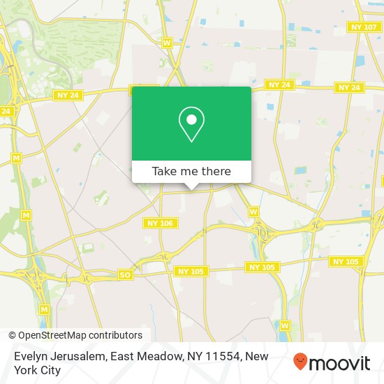 Evelyn Jerusalem, East Meadow, NY 11554 map