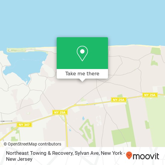 Mapa de Northeast Towing & Recovery, Sylvan Ave