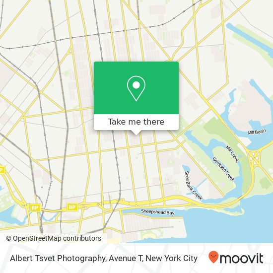 Mapa de Albert Tsvet Photography, Avenue T