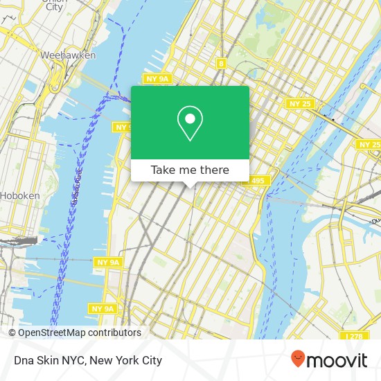 Dna Skin NYC map
