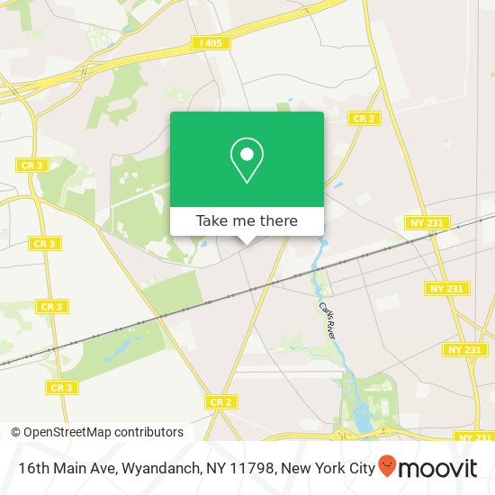 16th Main Ave, Wyandanch, NY 11798 map