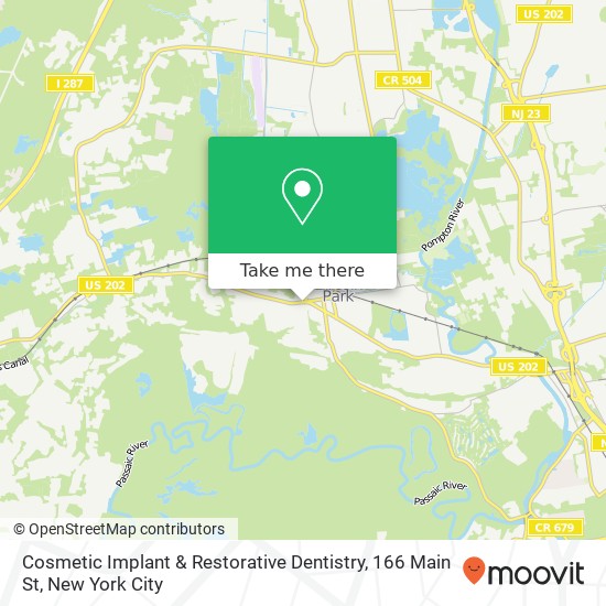 Cosmetic Implant & Restorative Dentistry, 166 Main St map