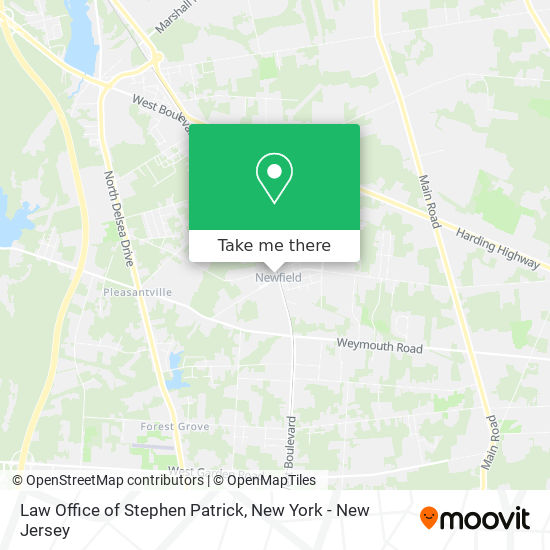 Mapa de Law Office of Stephen Patrick