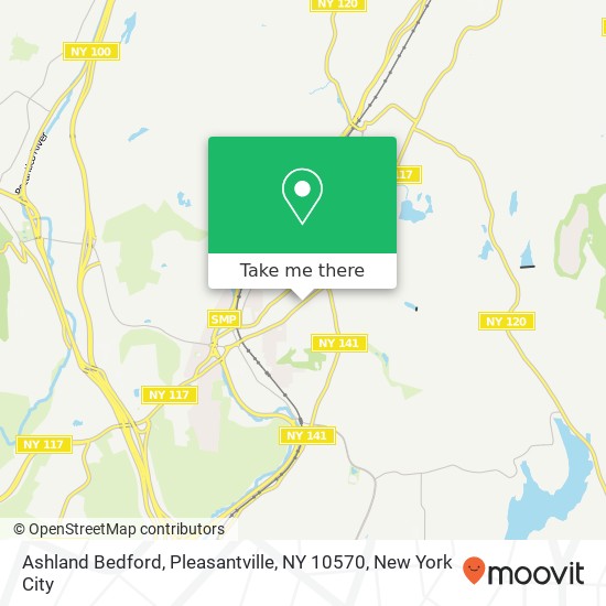 Mapa de Ashland Bedford, Pleasantville, NY 10570