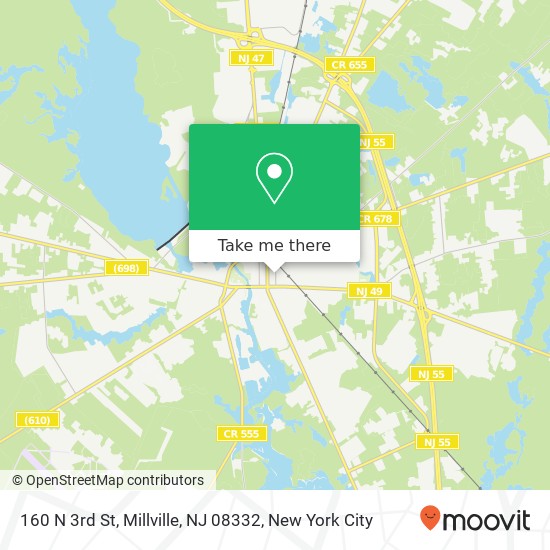 160 N 3rd St, Millville, NJ 08332 map