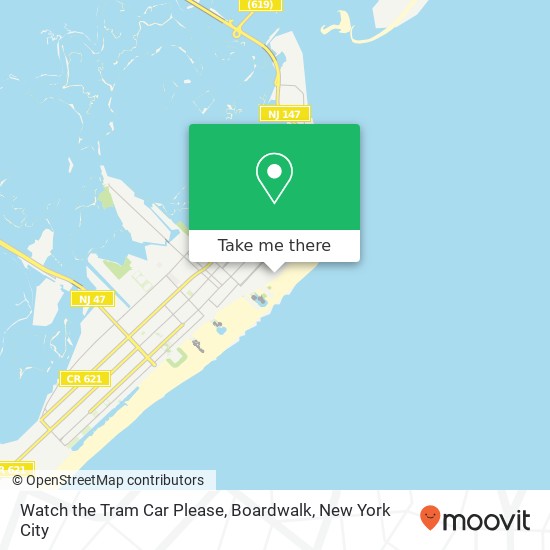 Mapa de Watch the Tram Car Please, Boardwalk
